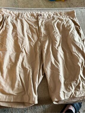 RVCA Men's Khaki Drawstring Shorts
